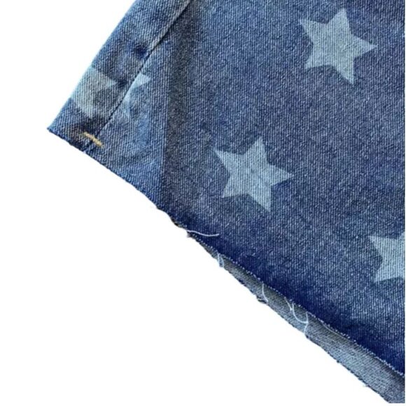 NWT Vigoss® Stars ACE 3" High Rise Denim Shorts | Size 26 - Picture 4 of 15